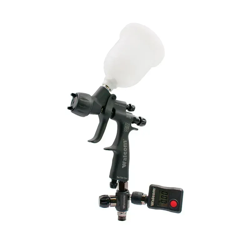 Pistola Walcom  Mini Ego Carbo HALO-POM C75-180cc Clear 1.2