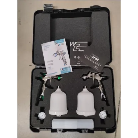 Maletín Pistolas IWATA WS400SR2-13HD + LS400SR2-1.3